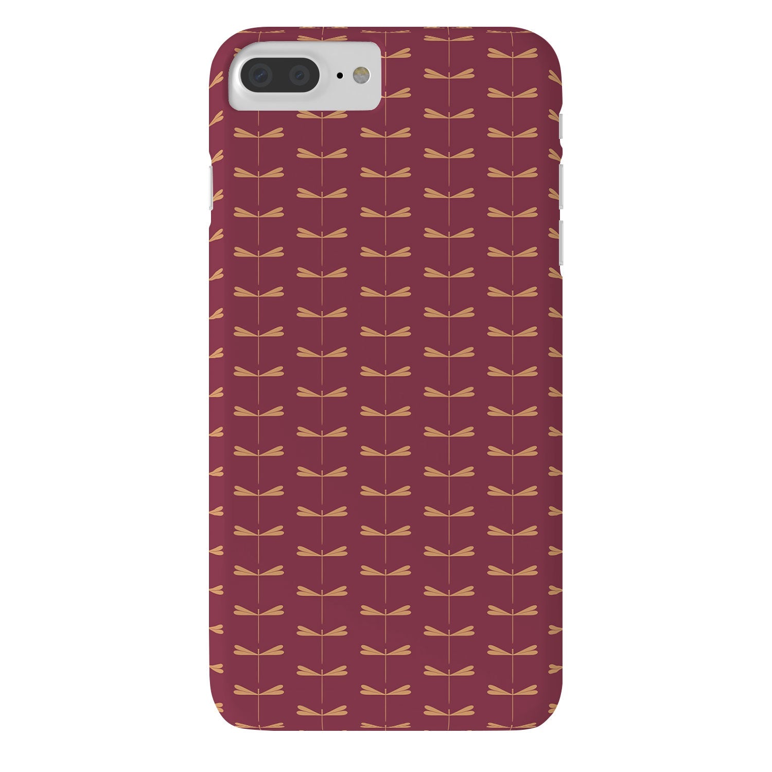 Colour Poems Dragonfly Pattern Mauve Phone Case