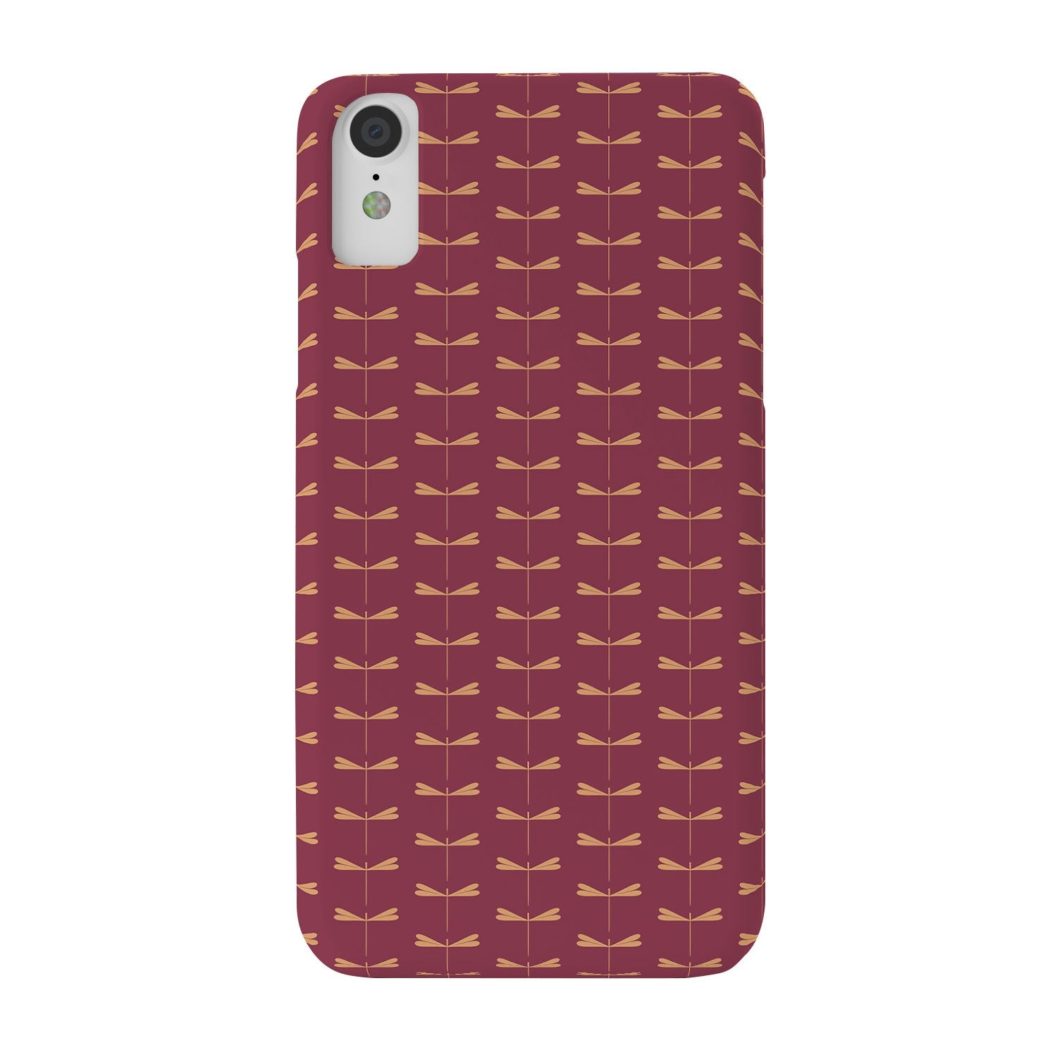 Colour Poems Dragonfly Pattern Mauve Phone Case