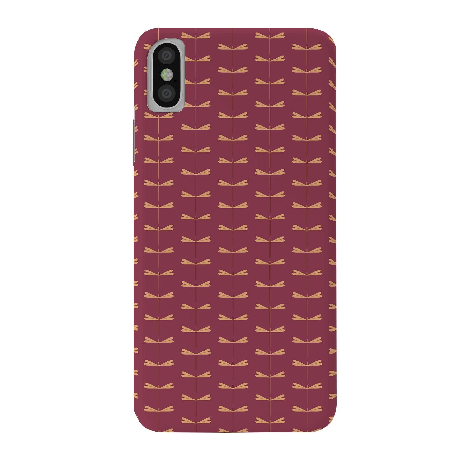Colour Poems Dragonfly Pattern Mauve Phone Case