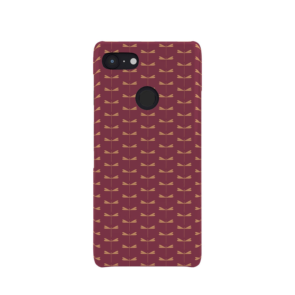 Colour Poems Dragonfly Pattern Mauve Phone Case