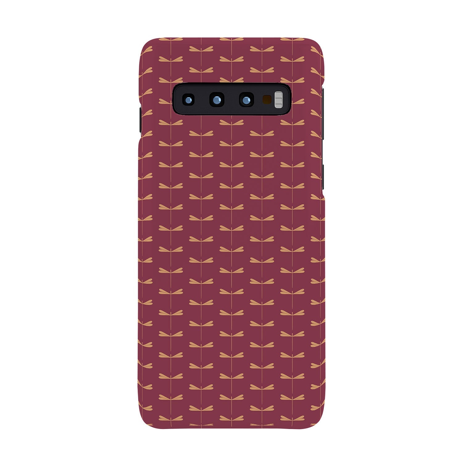 Colour Poems Dragonfly Pattern Mauve Phone Case