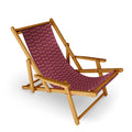 Colour Poems Dragonfly Pattern Mauve Sling Chair