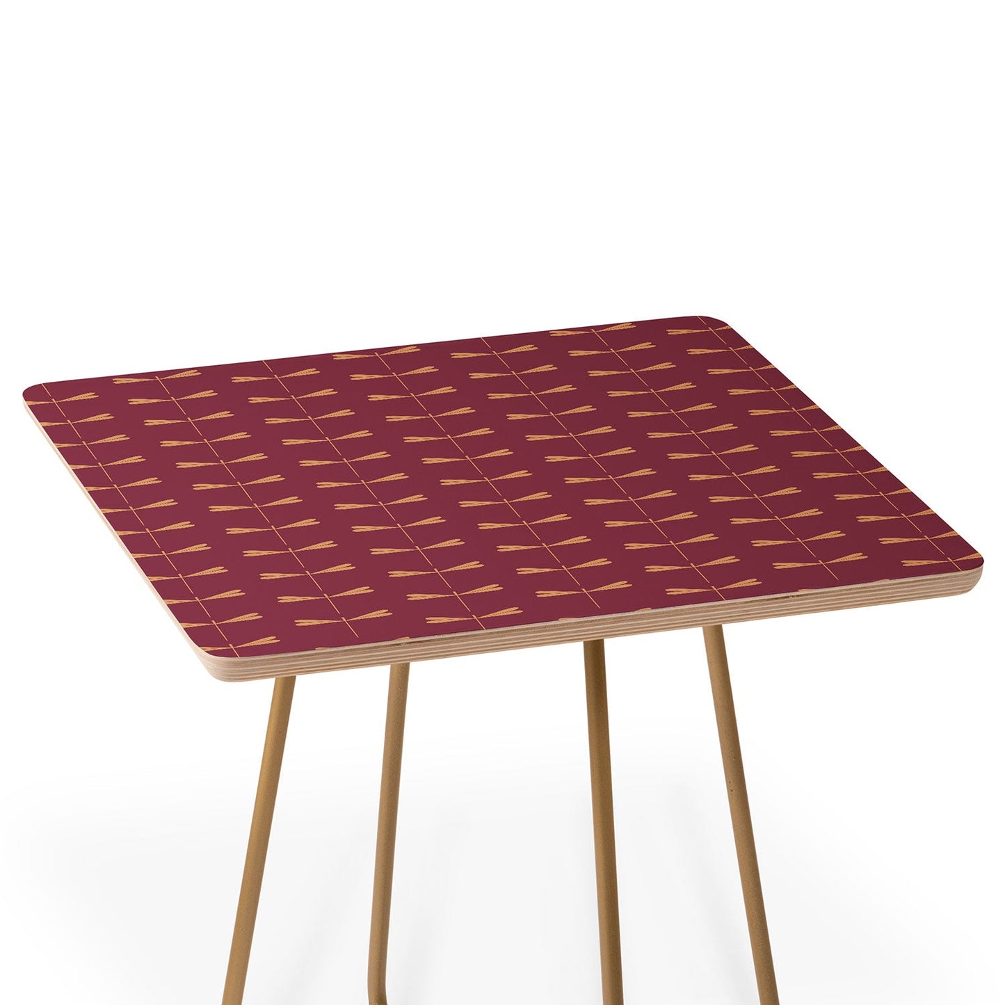 Colour Poems Dragonfly Pattern Mauve Side Table