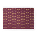 Colour Poems Dragonfly Pattern Mauve Welcome Mat