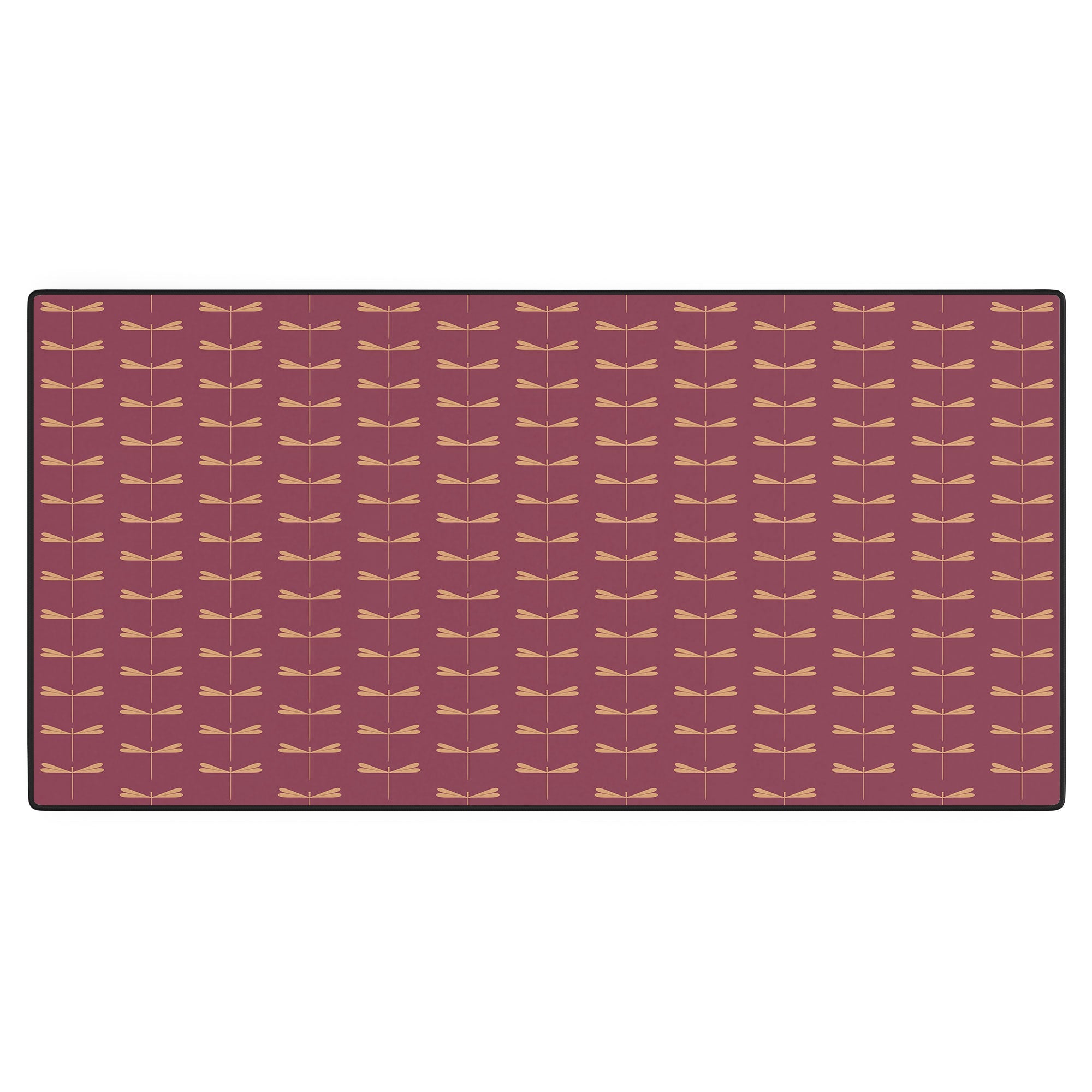 Colour Poems Dragonfly Pattern Mauve Desk Mat