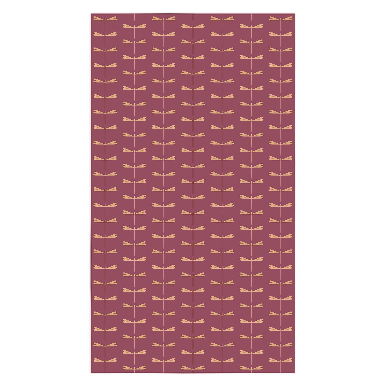Colour Poems Dragonfly Pattern Mauve Tablecloth