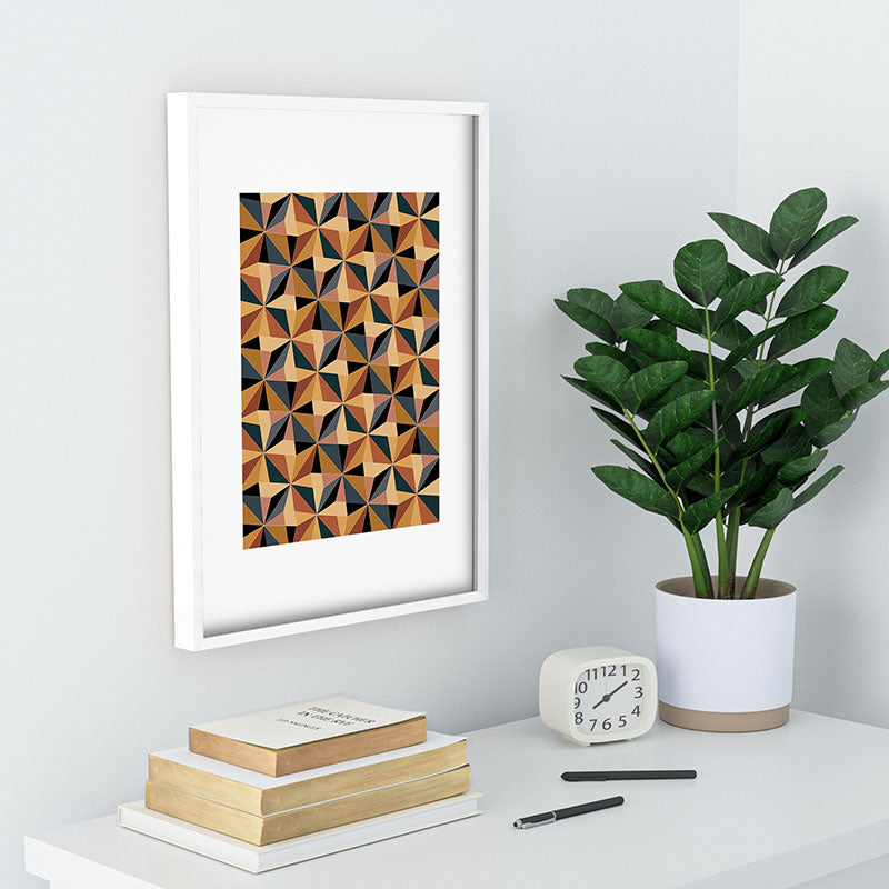 Colour Poems Kaleidoscope I Recessed Framing Rectangle