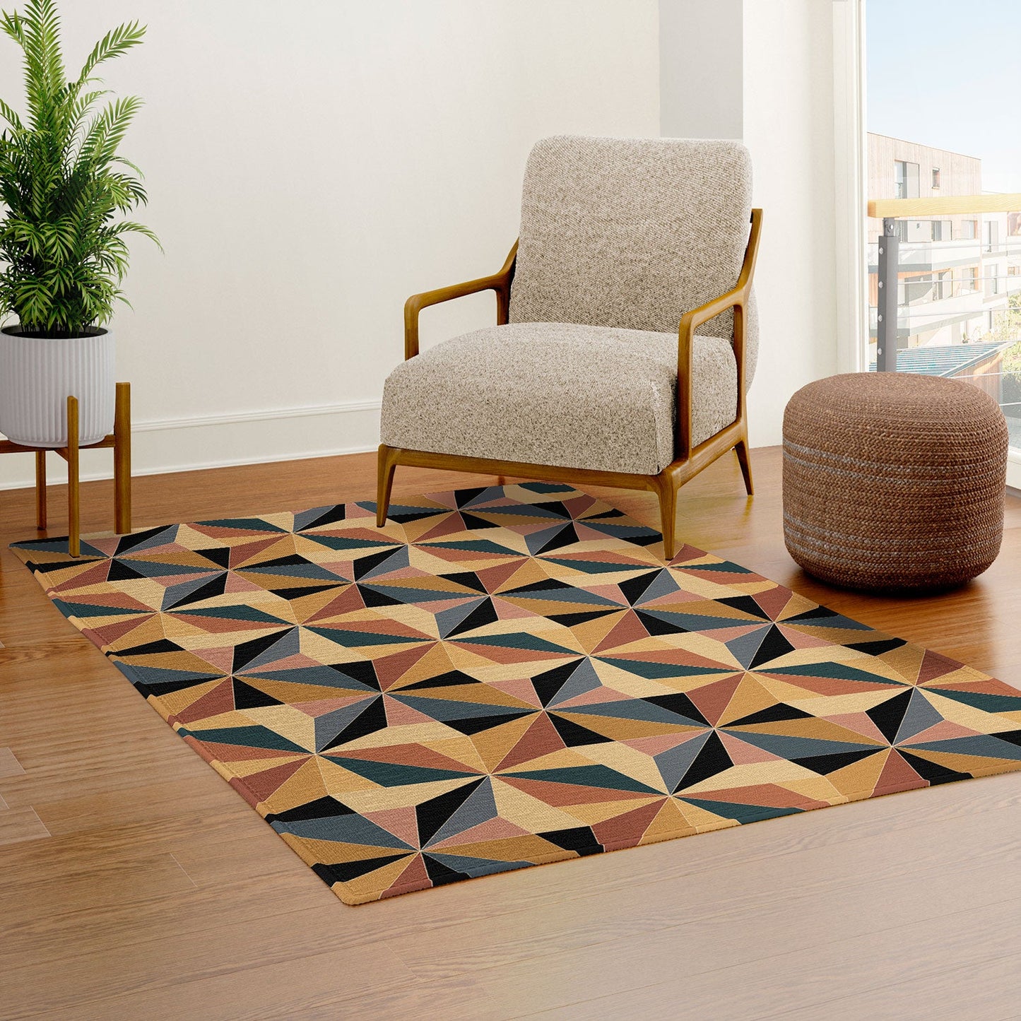 Colour Poems Kaleidoscope I Area Rug