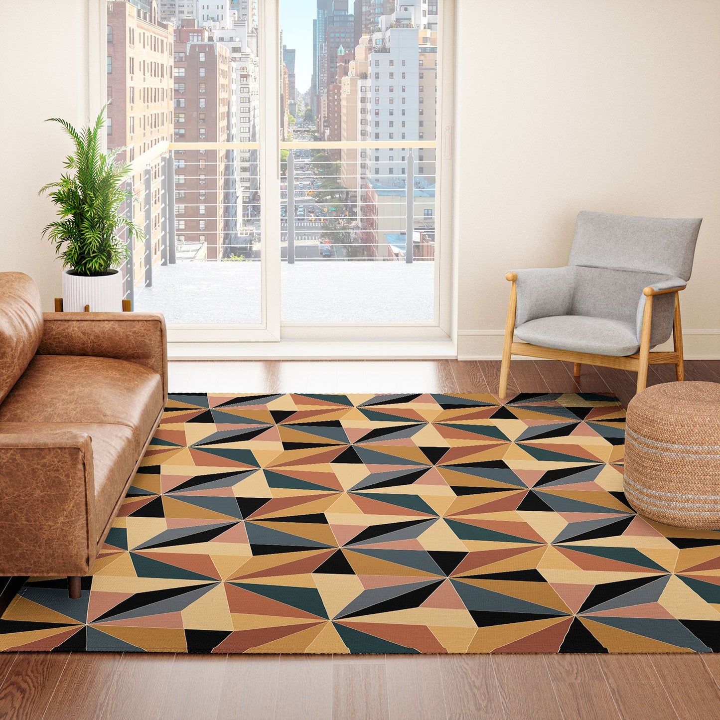 Colour Poems Kaleidoscope I Area Rug