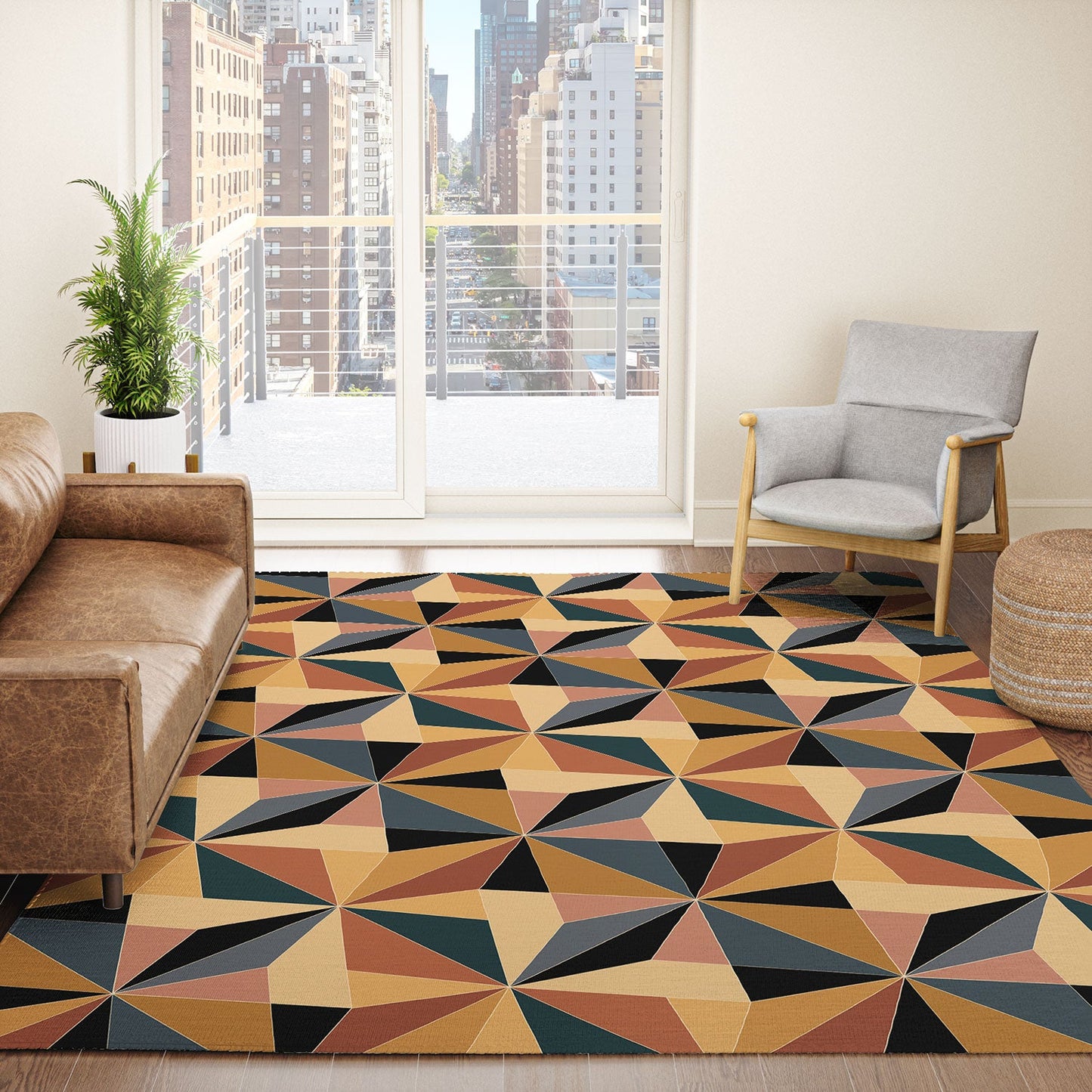 Colour Poems Kaleidoscope I Area Rug