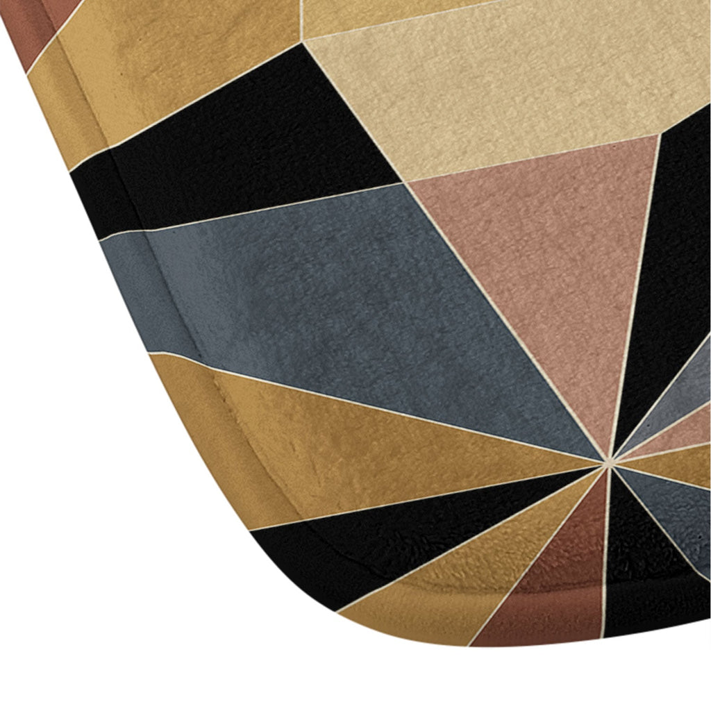 Colour Poems Kaleidoscope I Memory Foam Bath Mat