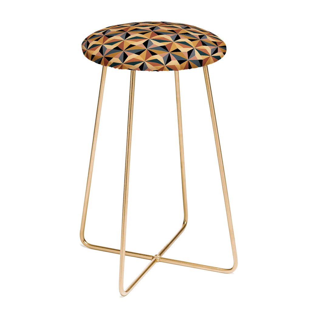 Colour Poems Kaleidoscope I Counter Stool