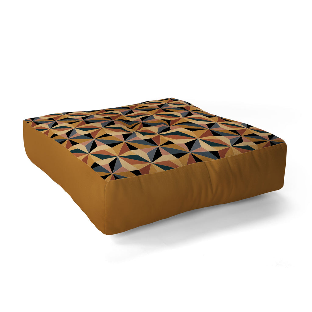 Colour Poems Kaleidoscope I Floor Pillow Square