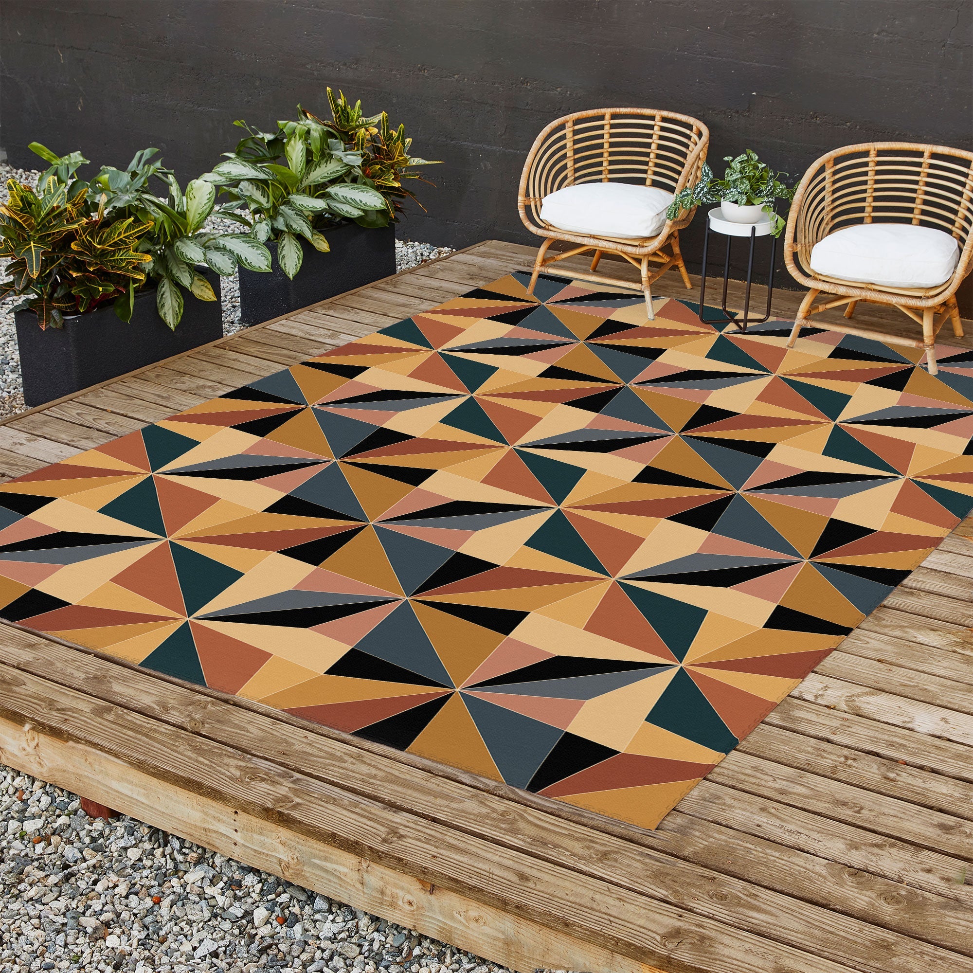 Colour Poems Kaleidoscope I Outdoor Rug