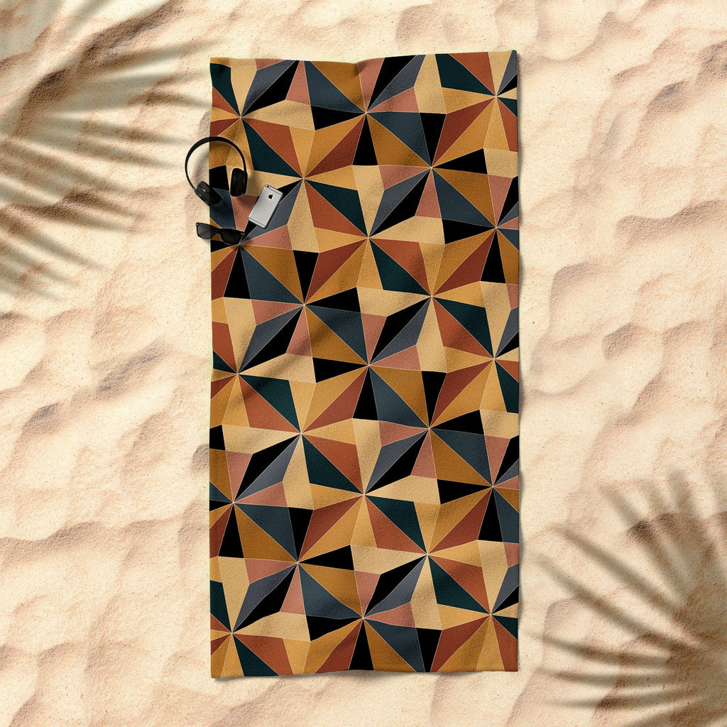 Colour Poems Kaleidoscope I Beach Towel