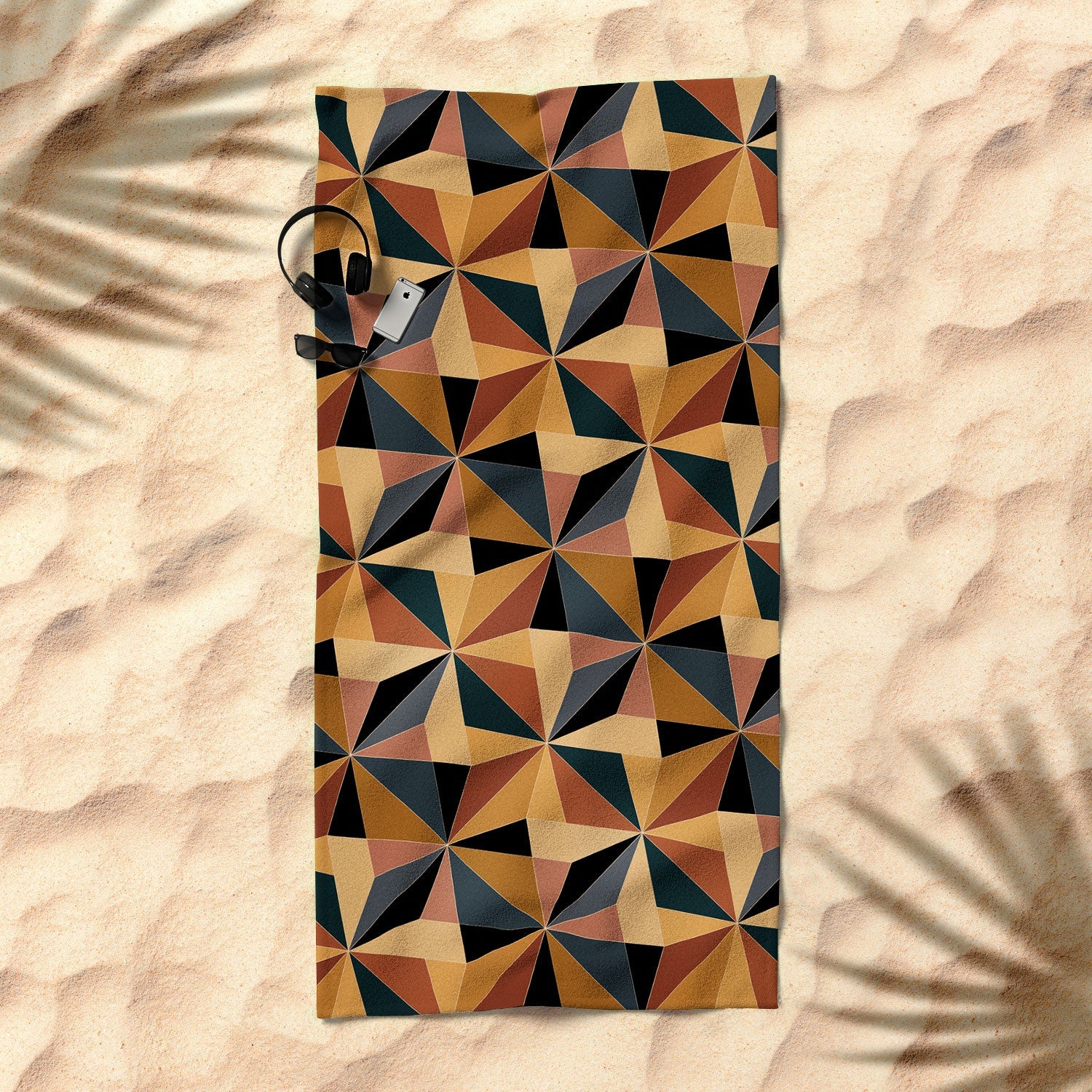Colour Poems Kaleidoscope I Beach Towel