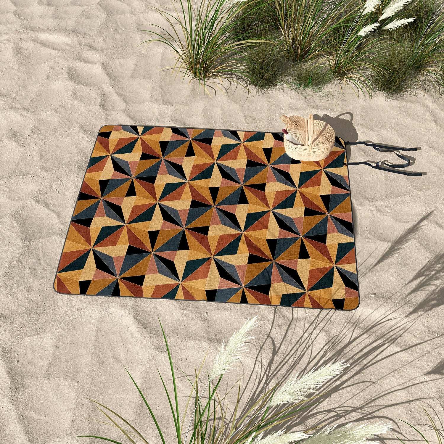 Colour Poems Kaleidoscope I Picnic Blanket