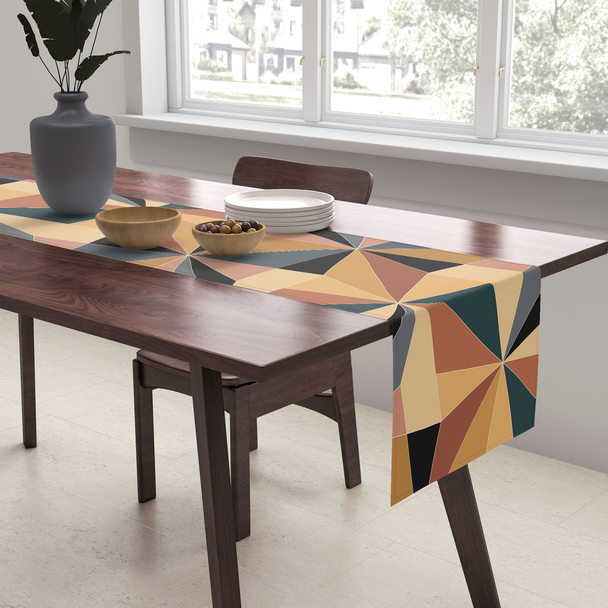Colour Poems Kaleidoscope I Table Runner