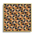 Colour Poems Kaleidoscope I Square Metal Framed Art Print