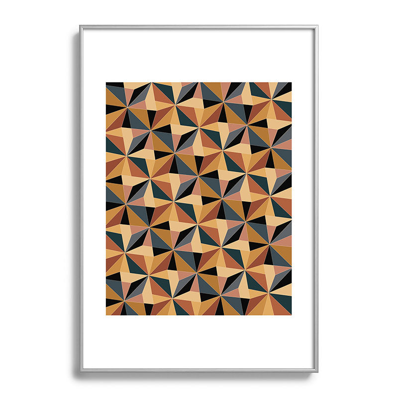 Colour Poems Kaleidoscope I Metal Framed Art Print