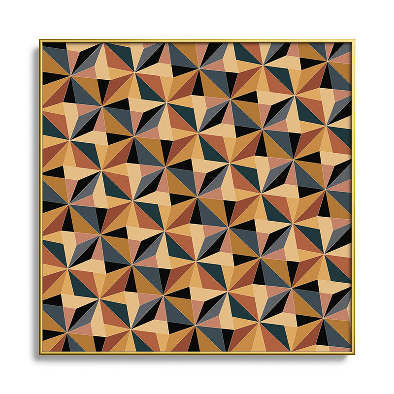 Colour Poems Kaleidoscope I Square Metal Framed Art Print