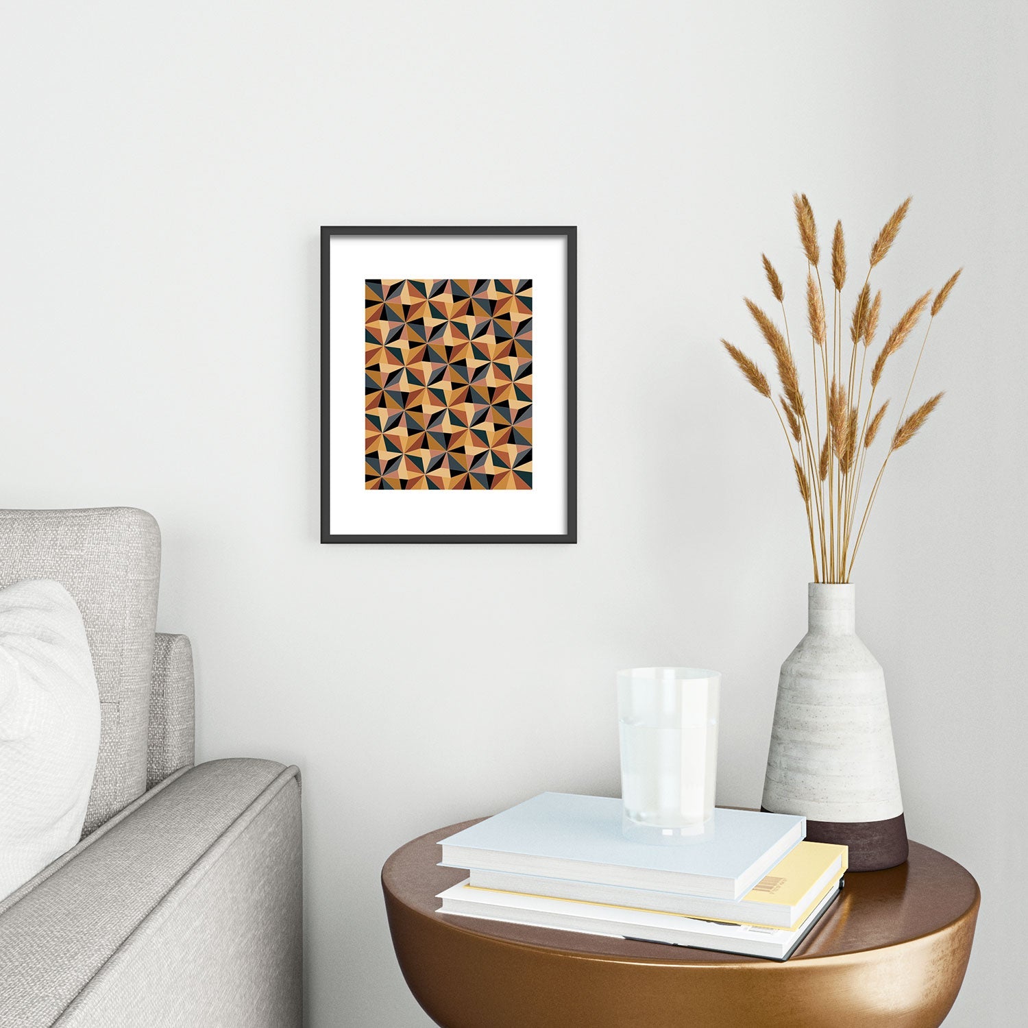 Colour Poems Kaleidoscope I Metal Framed Art Print