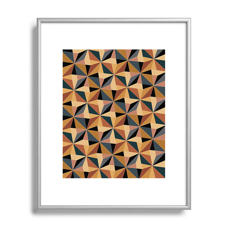 Colour Poems Kaleidoscope I Metal Framed Art Print