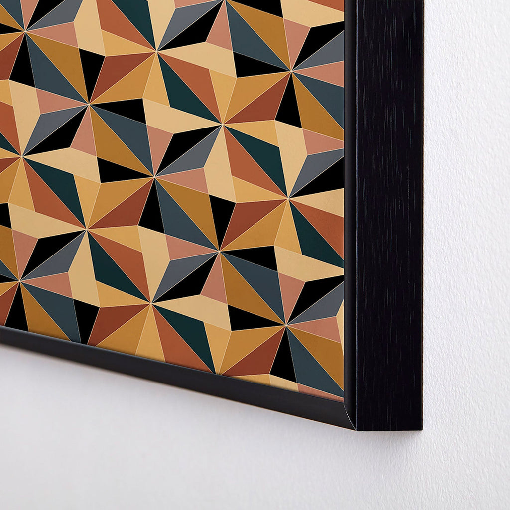 Colour Poems Kaleidoscope I Square Metal Framed Art Print