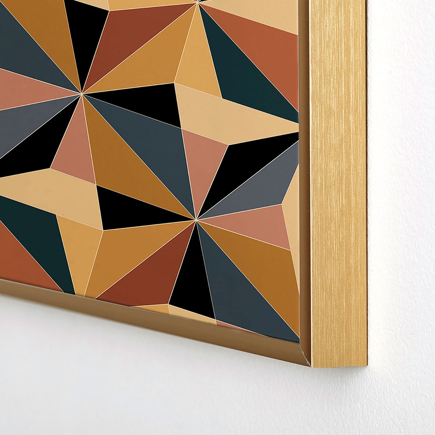 Colour Poems Kaleidoscope I Square Metal Framed Art Print