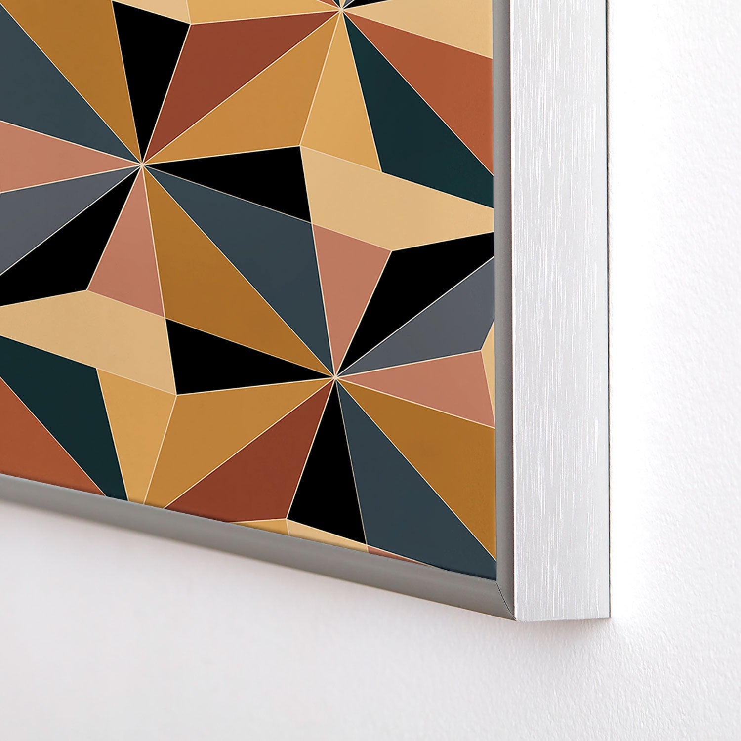 Colour Poems Kaleidoscope I Square Metal Framed Art Print