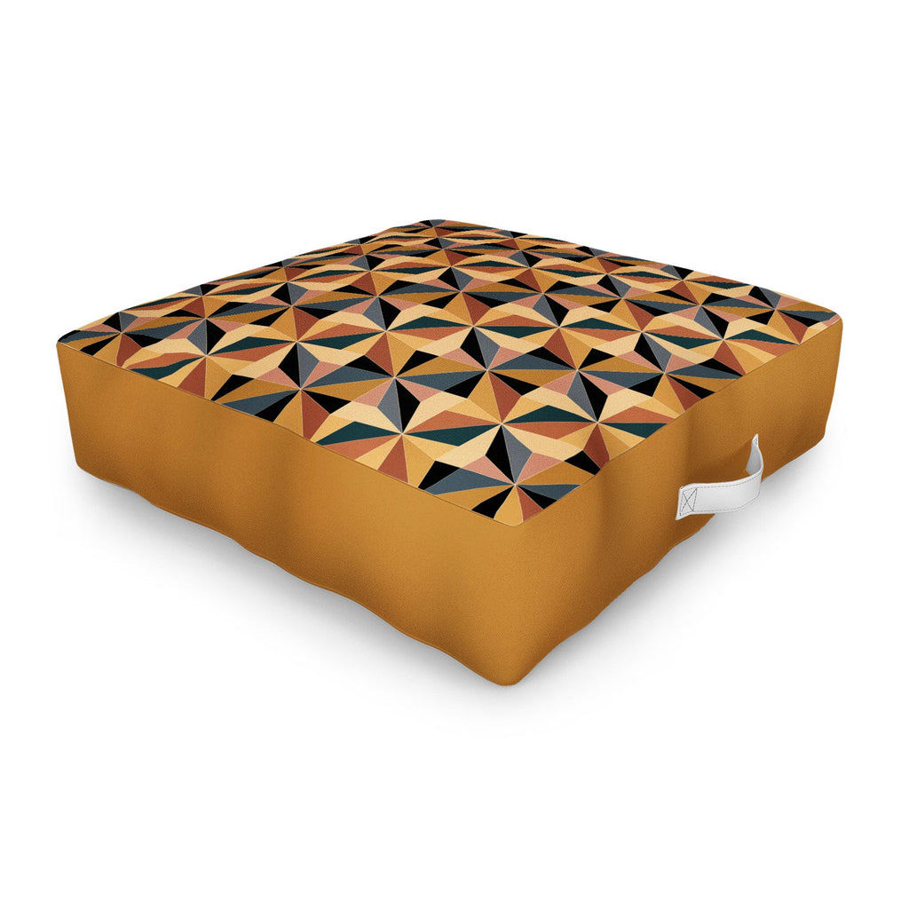 Colour Poems Kaleidoscope I Outdoor Floor Cushion