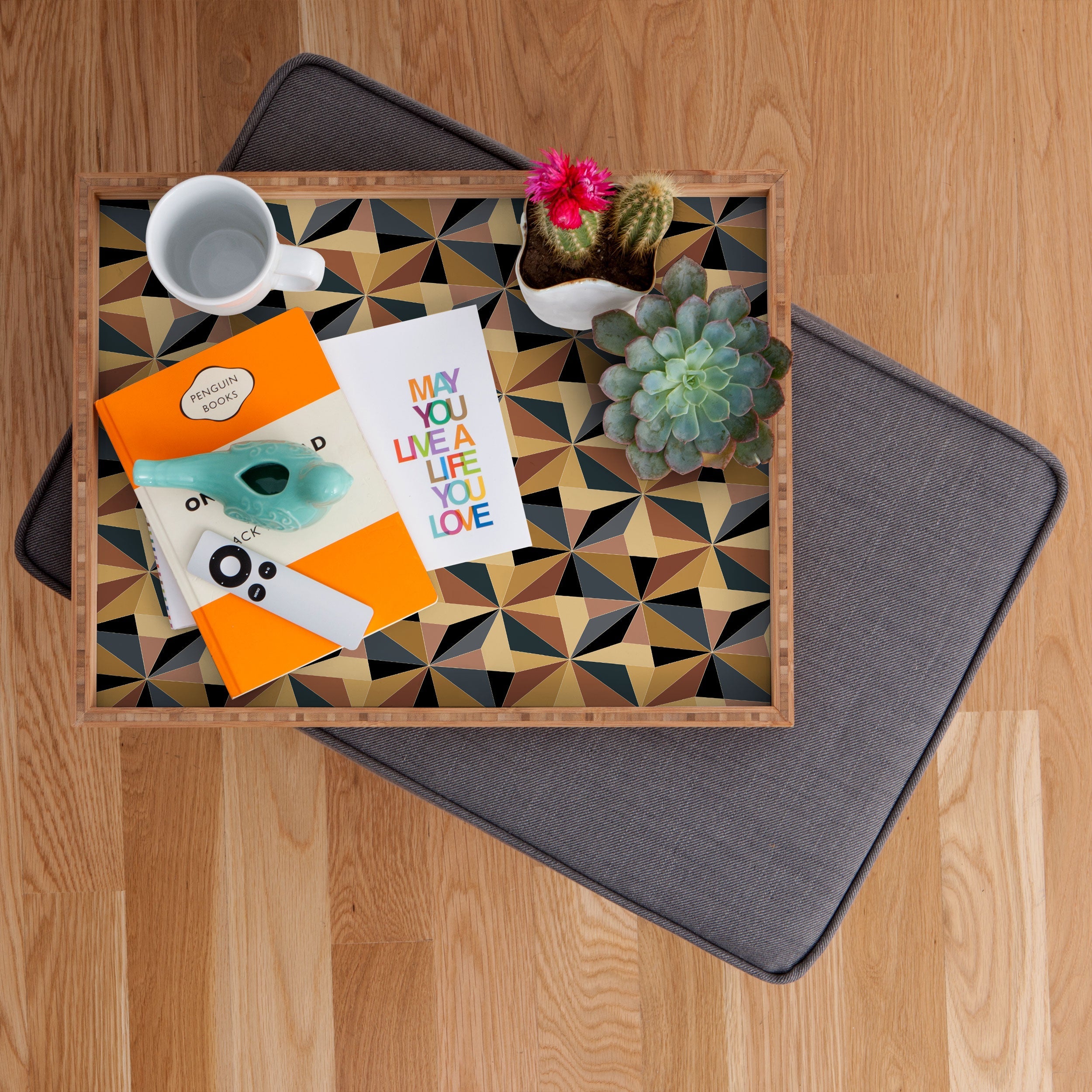 Colour Poems Kaleidoscope I Rectangular Tray