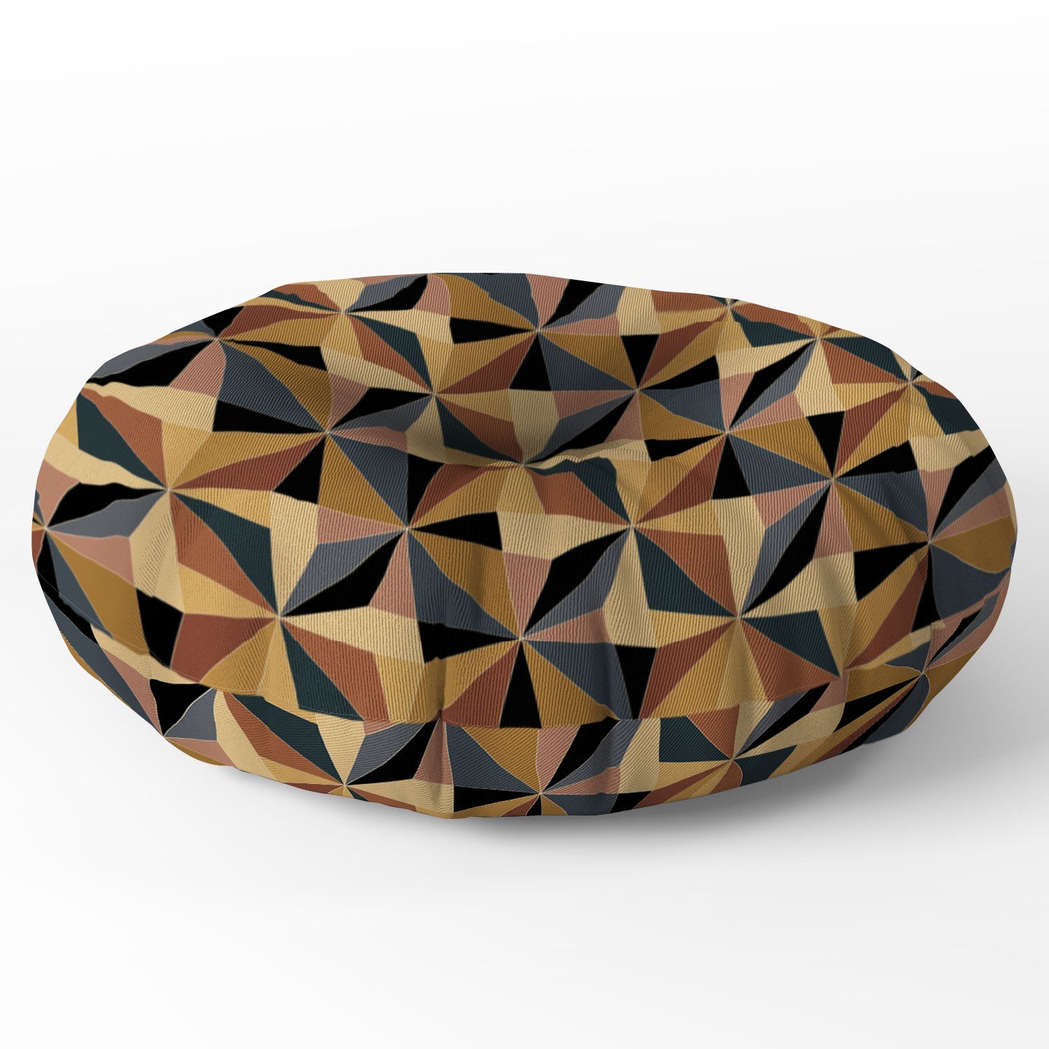 Colour Poems Kaleidoscope I Floor Pillow Round