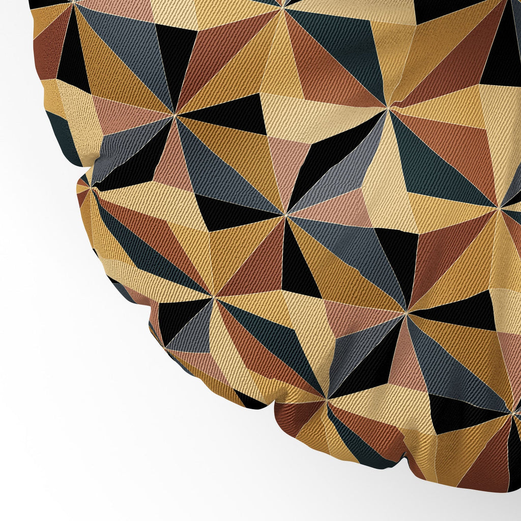 Colour Poems Kaleidoscope I Floor Pillow Round