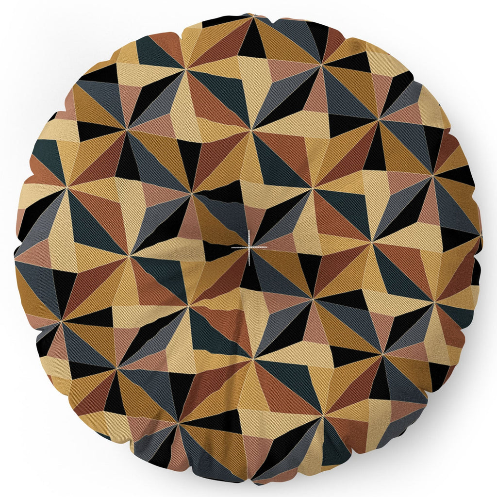 Colour Poems Kaleidoscope I Floor Pillow Round