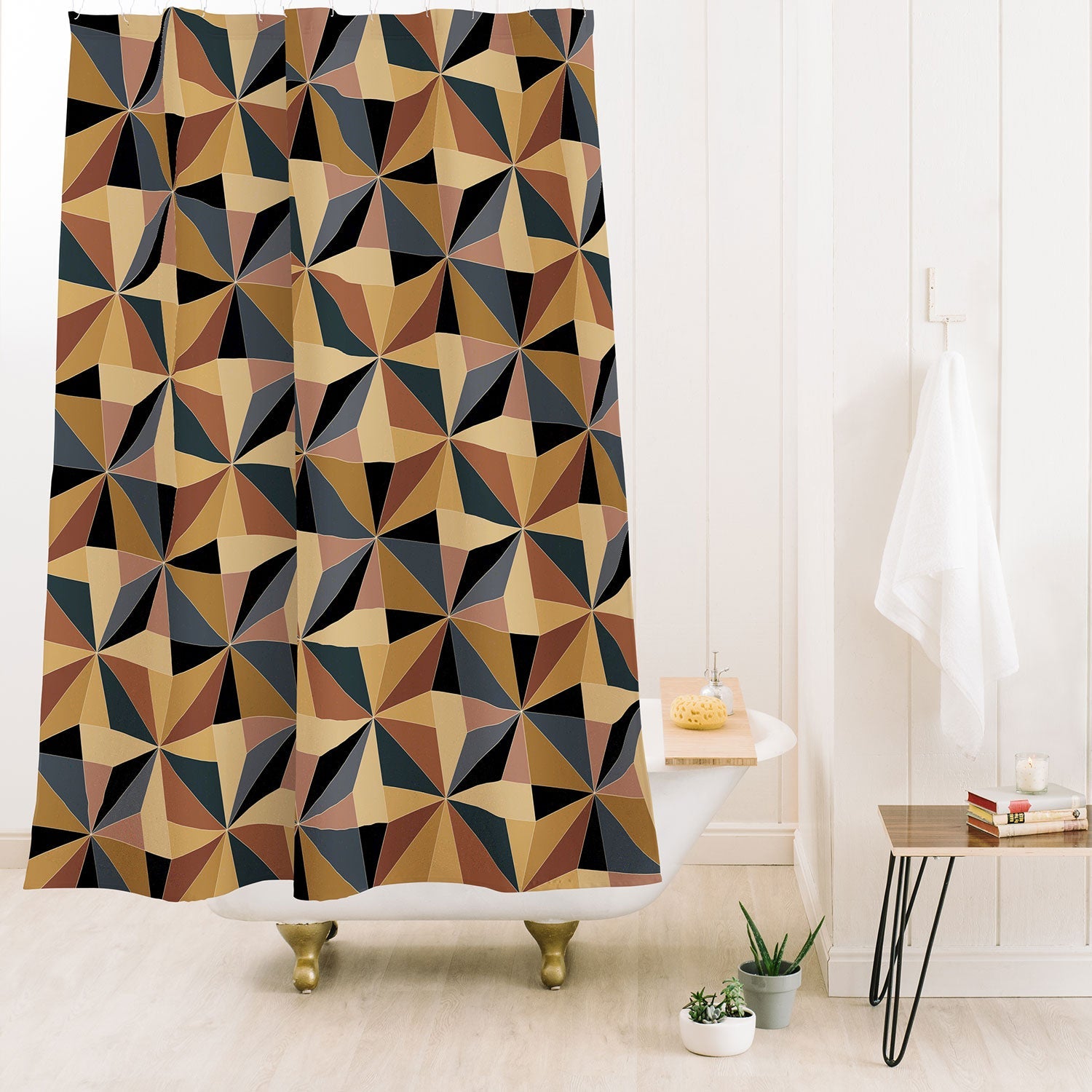 Colour Poems Kaleidoscope I Shower Curtain