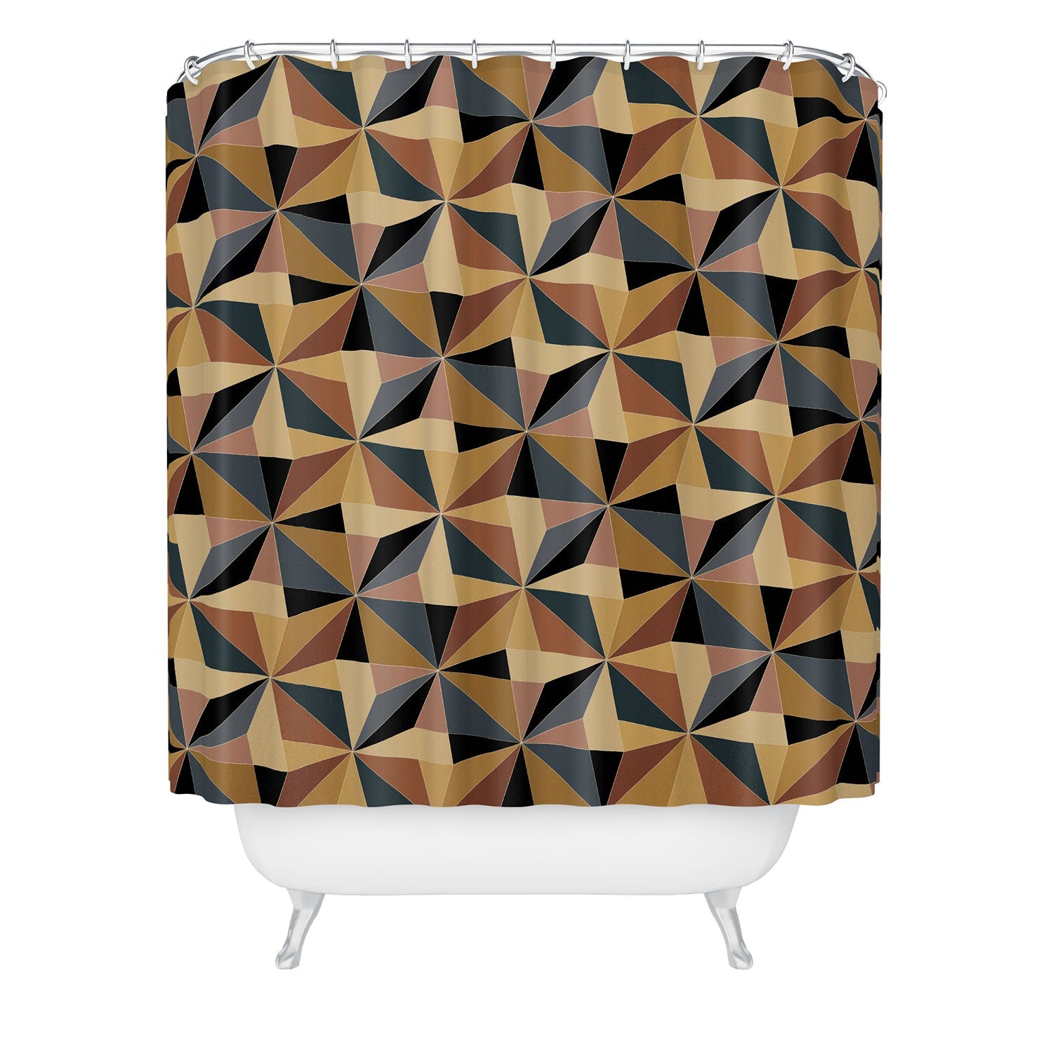 Colour Poems Kaleidoscope I Shower Curtain