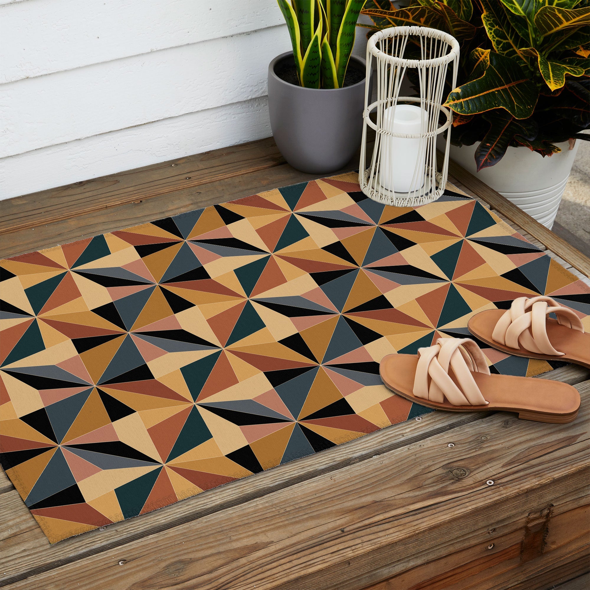 Colour Poems Kaleidoscope I Outdoor Rug