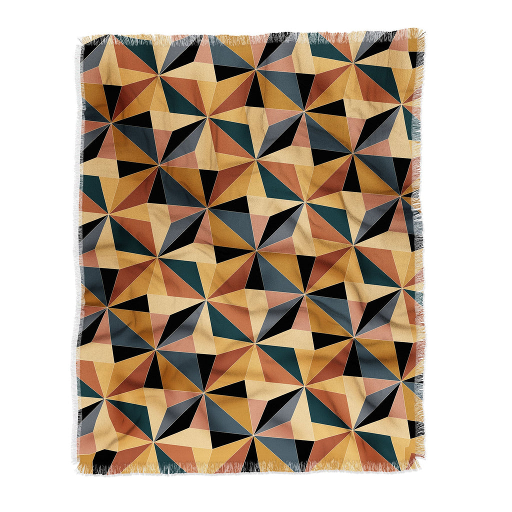 Colour Poems Kaleidoscope I Throw Blanket