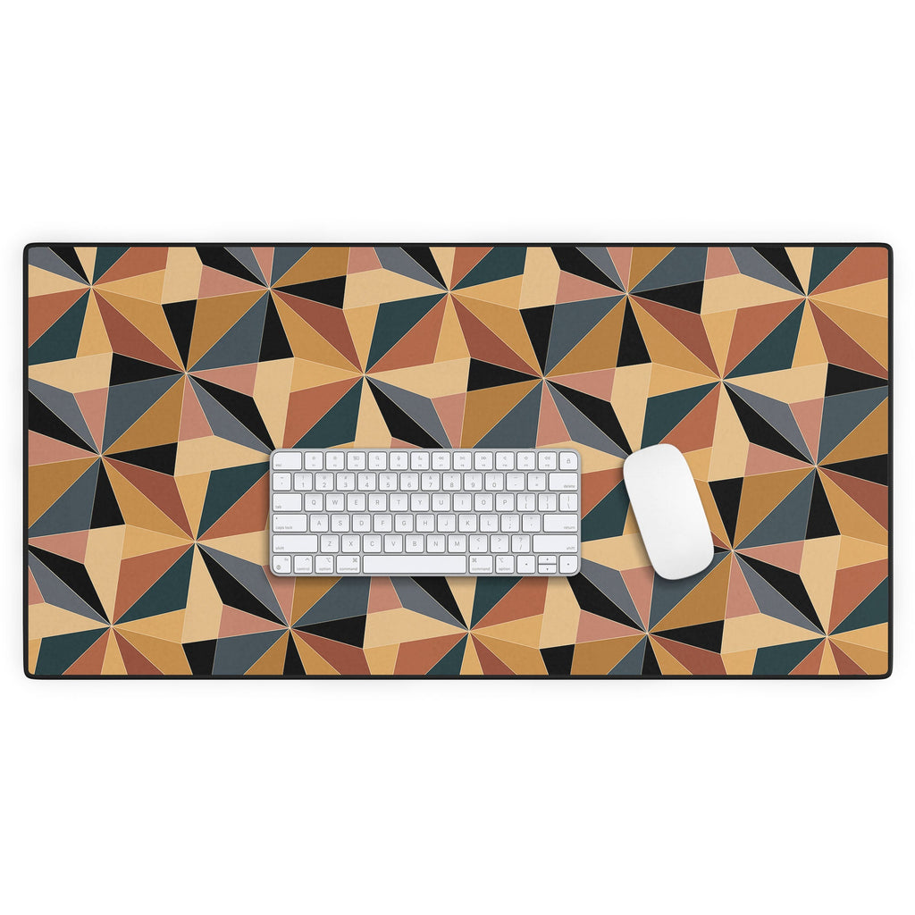 Colour Poems Kaleidoscope I Desk Mat