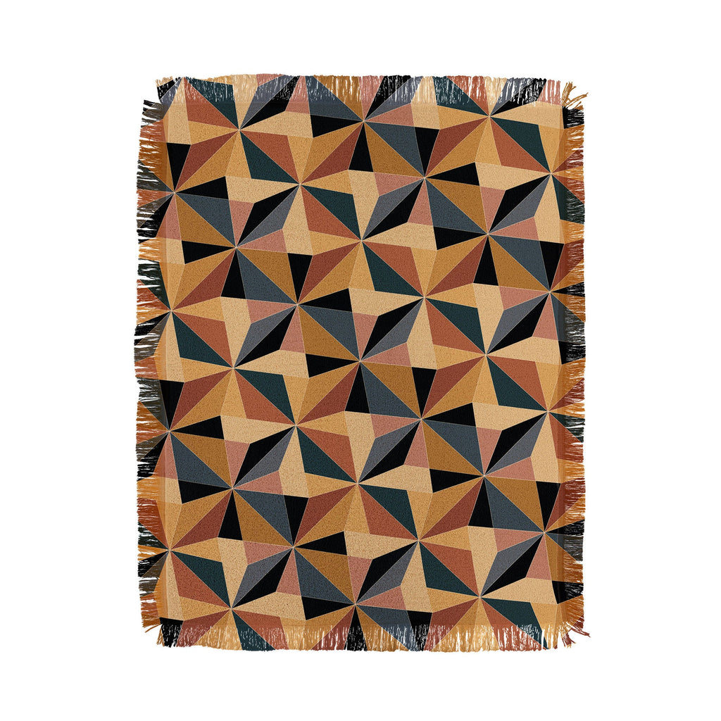Colour Poems Kaleidoscope I Throw Blanket