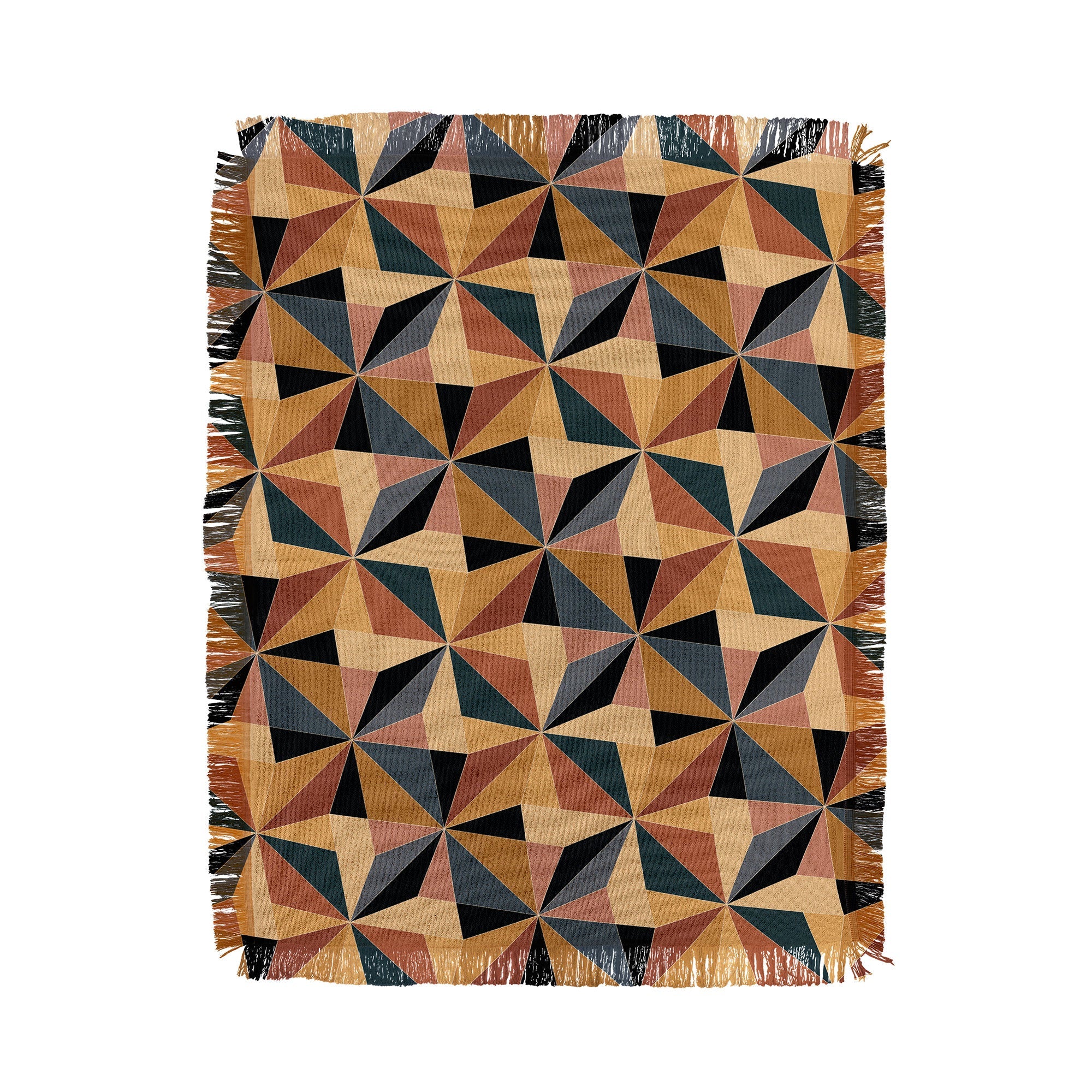 Colour Poems Kaleidoscope I Throw Blanket