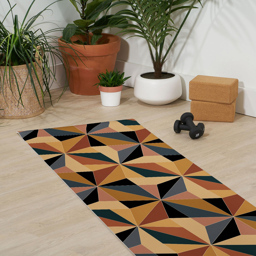 Colour Poems Kaleidoscope I Yoga Mat