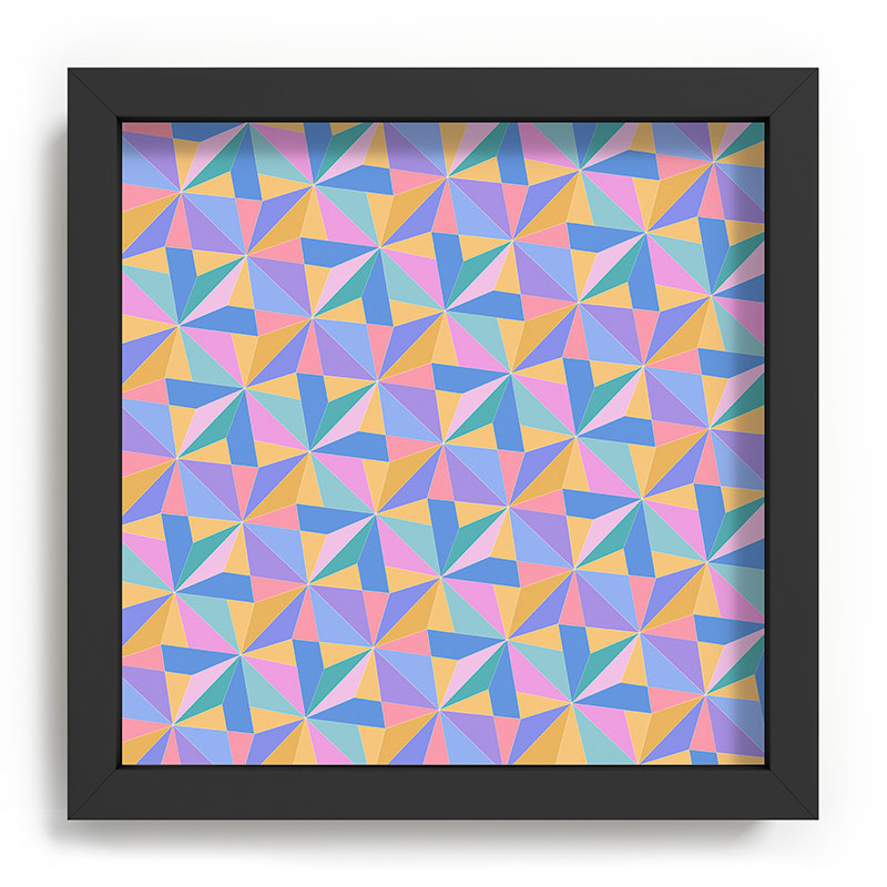 Colour Poems Kaleidoscope III Recessed Framing Square