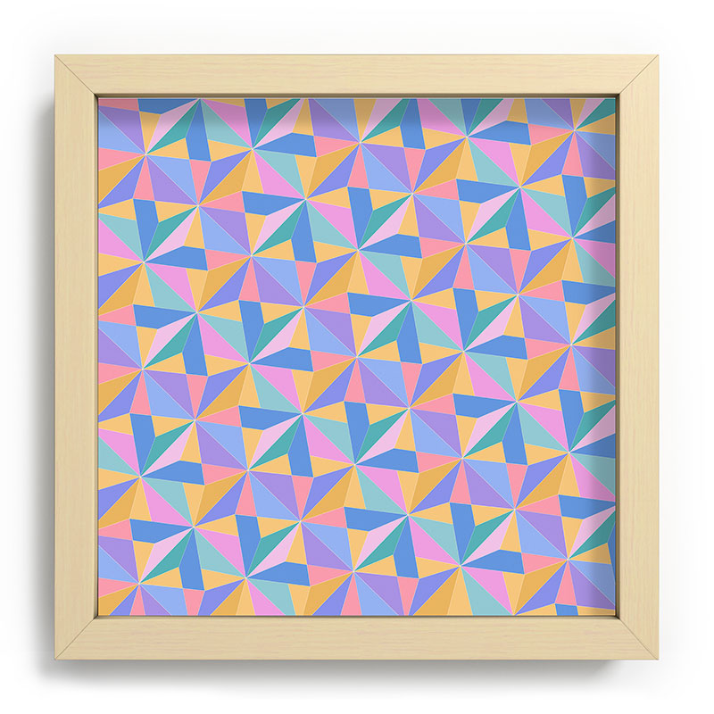 Colour Poems Kaleidoscope III Recessed Framing Square