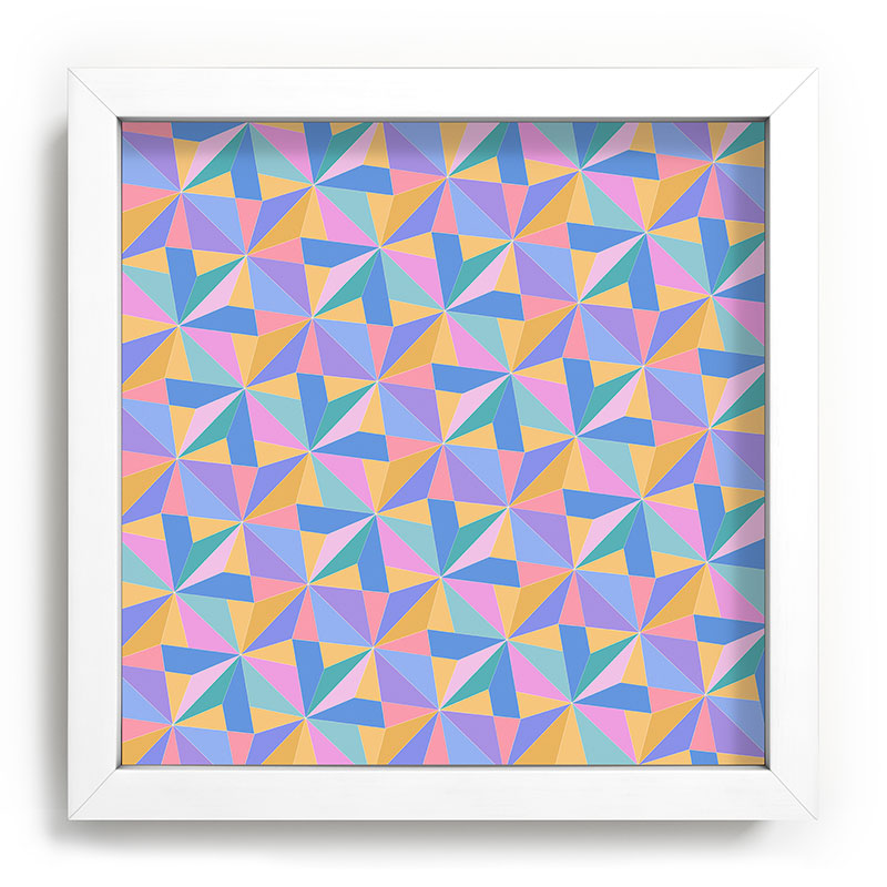 Colour Poems Kaleidoscope III Recessed Framing Square