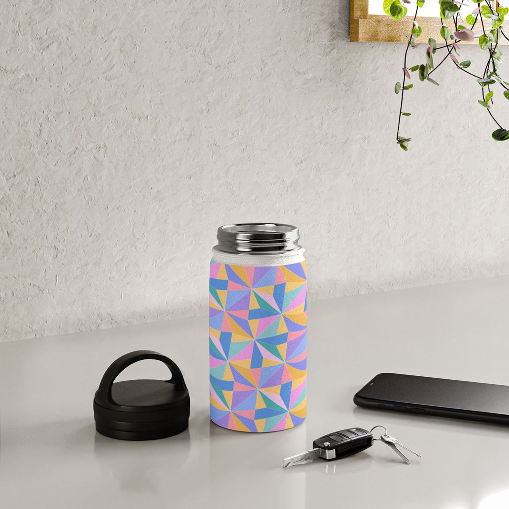 Colour Poems Kaleidoscope III Water Bottle