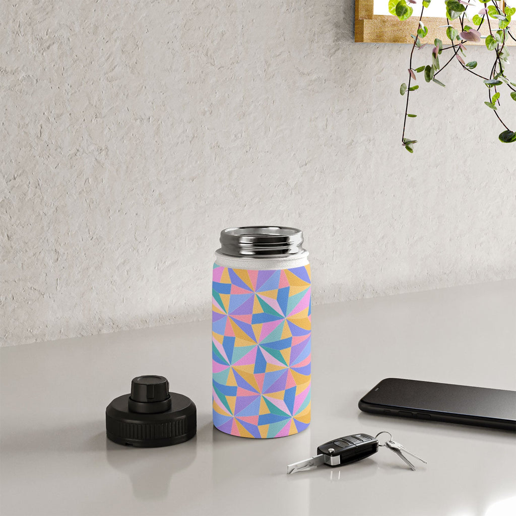 Colour Poems Kaleidoscope III Water Bottle
