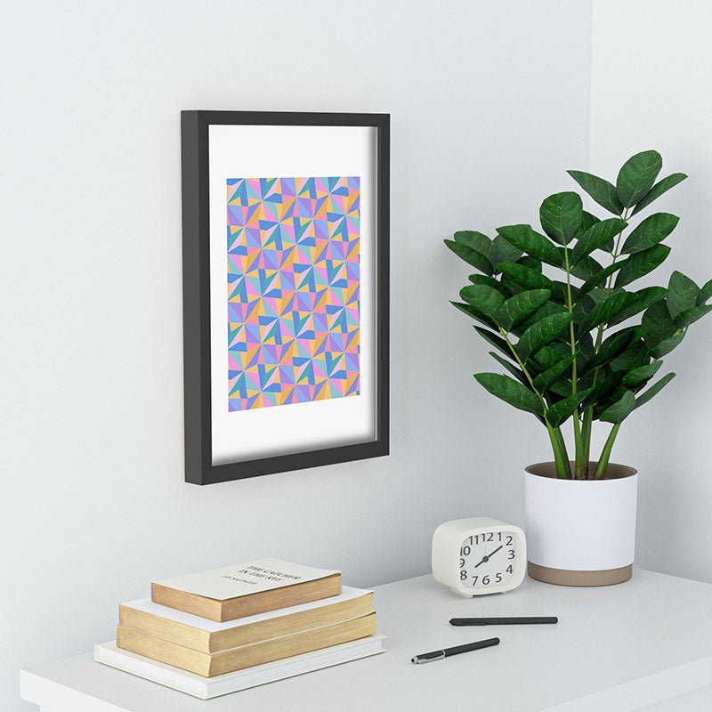 Colour Poems Kaleidoscope III Recessed Framing Rectangle