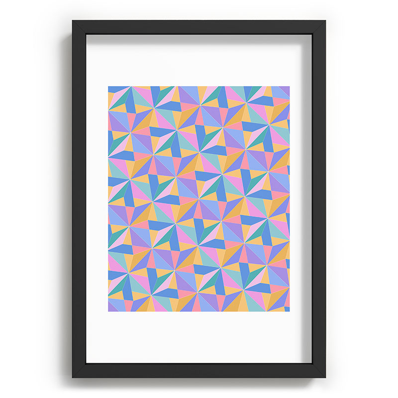 Colour Poems Kaleidoscope III Recessed Framing Rectangle